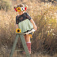 Harpalium Sunflower & Poppies Halo