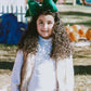 Teal Big Bow  Side Fascinator