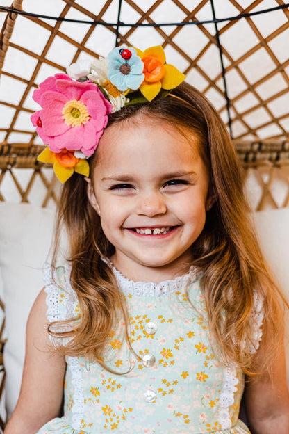 Esme’s  Floral Party Side Crown