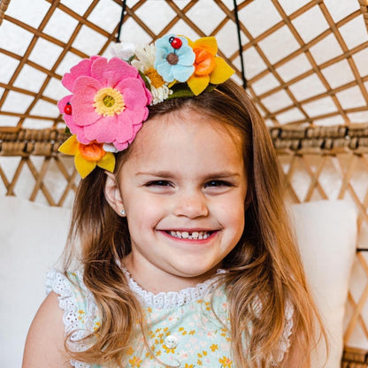 Esme’s  Floral Party Side Crown
