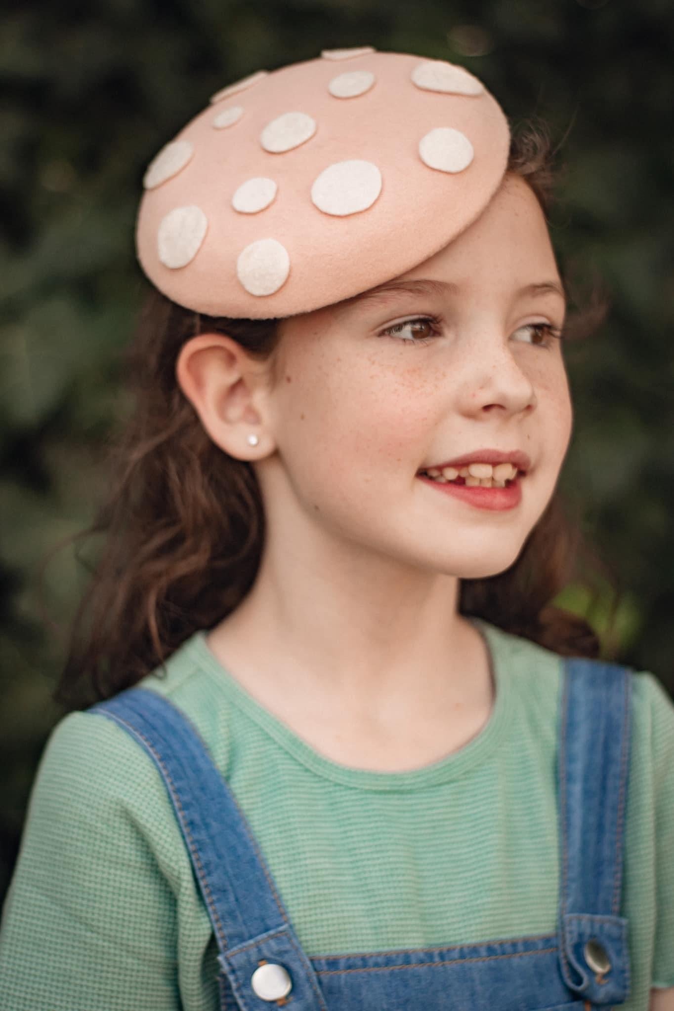 Blush Mushroom Round Topper