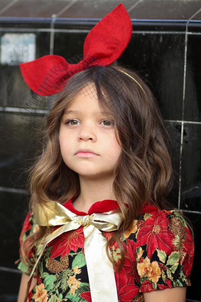 Red Side Bow Holiday Edition