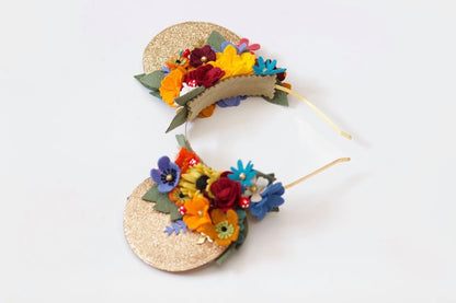 Fall Mouse Ears Inspired Headband