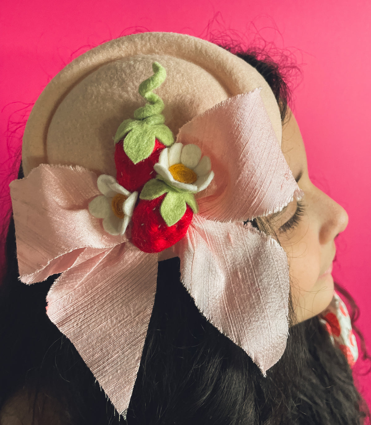 Strawberry Shortcake Inspired Hat