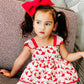 Red Oversize Designer Felt Bow