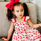 Red Oversize Designer Felt Bow