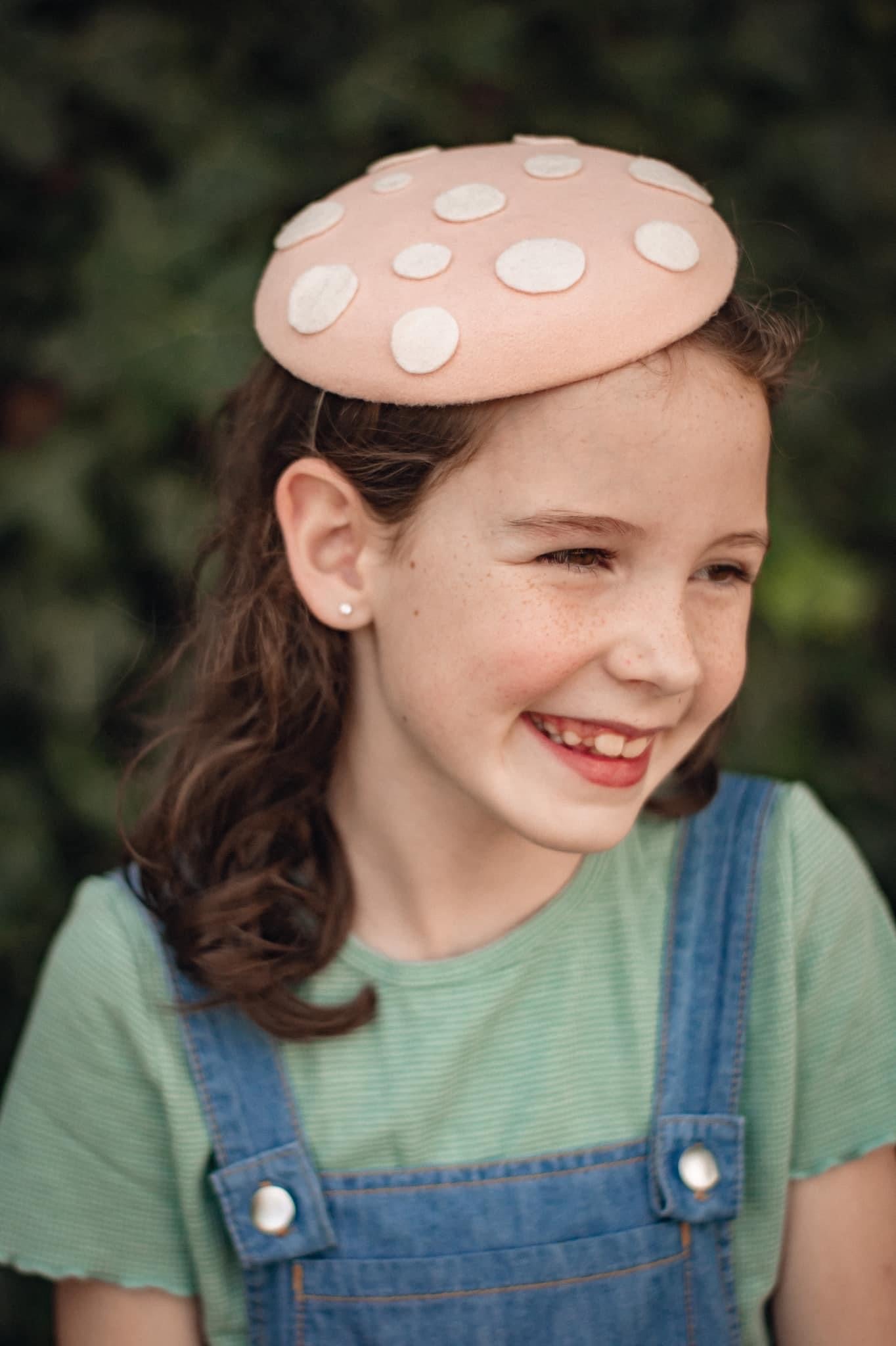 Blush Mushroom Round Topper