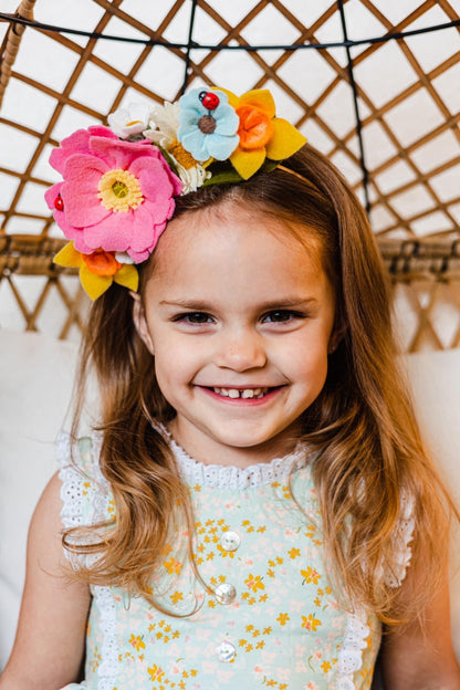 Esme’s  Floral Party Side Crown