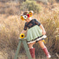 Harpalium Sunflower & Poppies Halo