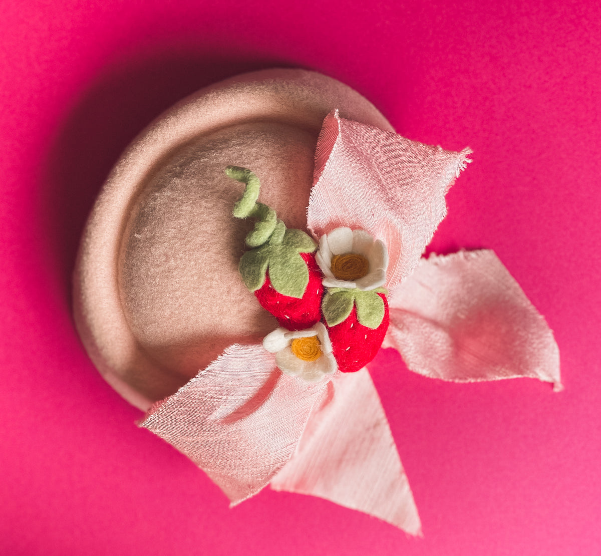 Strawberry Shortcake Inspired Hat