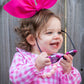 Hot Pink  Olivia Bow