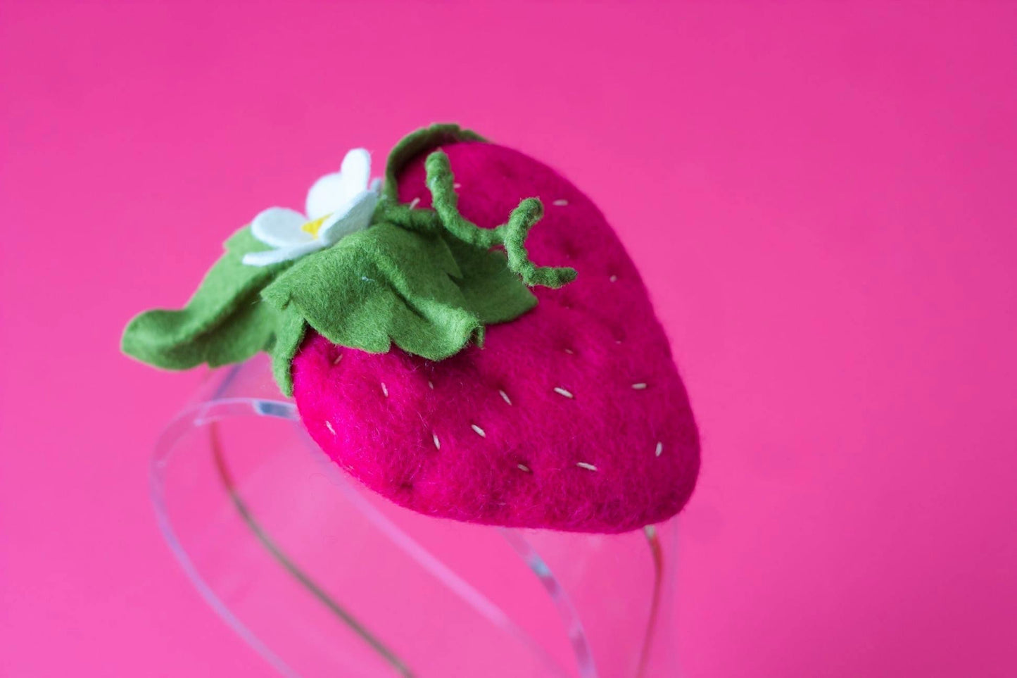 Whole Strawberry Fascinator
