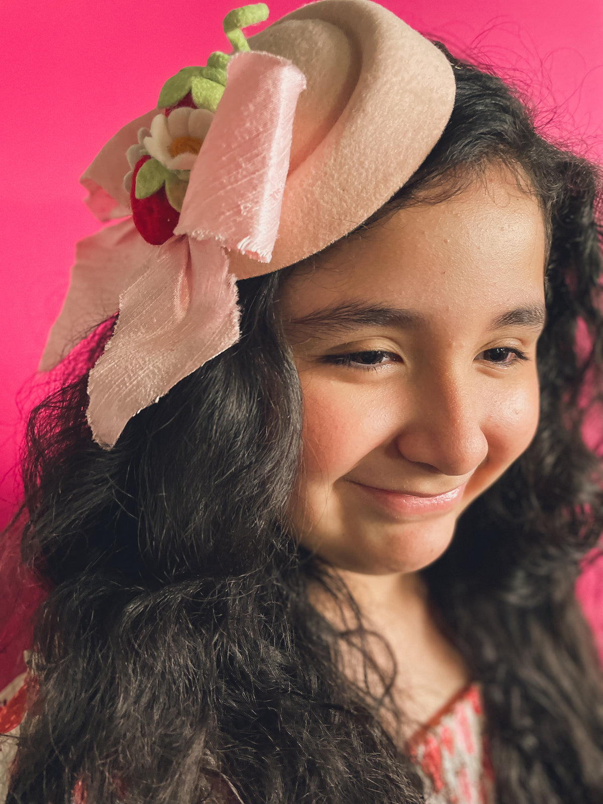 Strawberry Shortcake Inspired Hat
